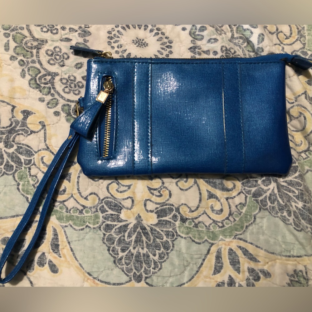 Blue Wristlet